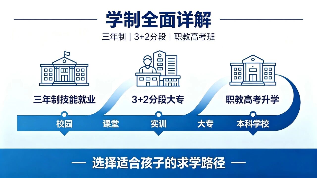 政策解读 | 学制全面详解：三年制、3+2 分段、职教高考班